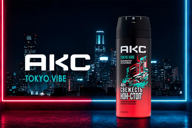 Новинка – мужской дезодорант-спрей АКС Tokyo Vibe