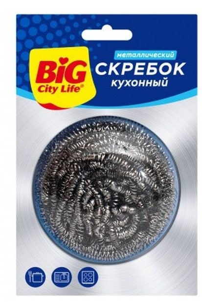 BIG City скребок стальной 1 шт