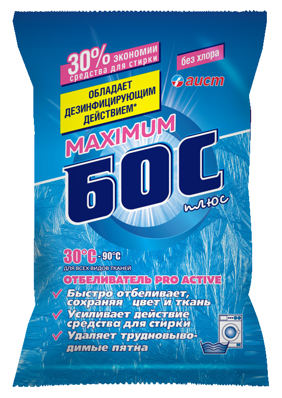 Бос плюс мах отбеливатель порошок 250г