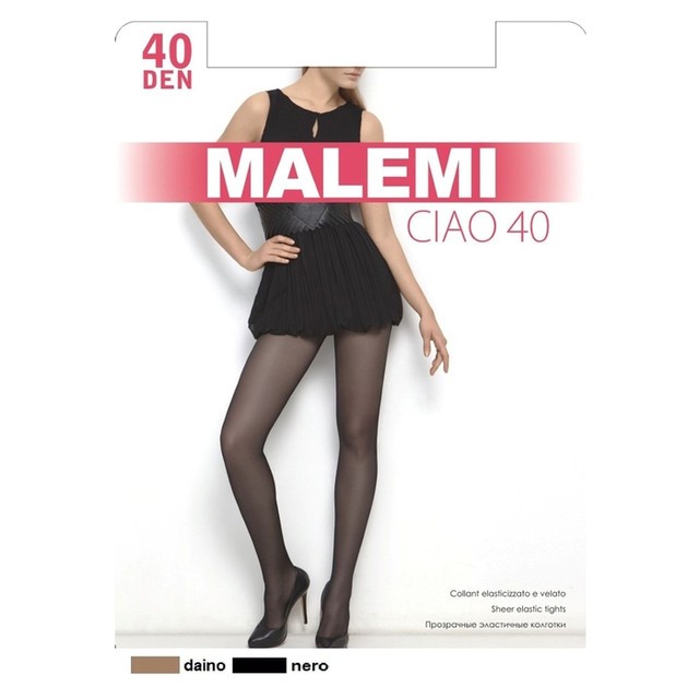 MALEMI Колготки  Ciao 40   размер 2 nero