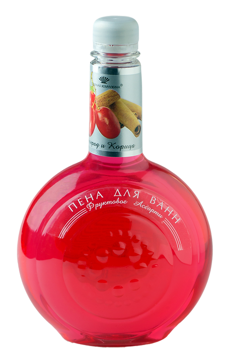 Фруктовое Ассорти пена для ванн виноград и корица 750 мл