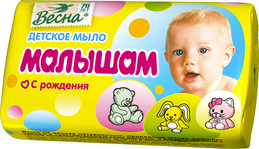 ВЕСНА малышам туалетное мыло с рождения 90 г