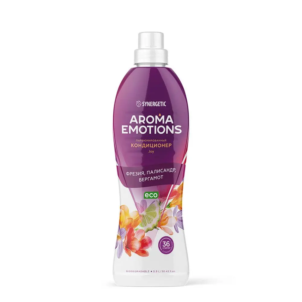 Synergetic кондиционер для белья концентрированный emotions joy радость 0,9 л