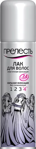 Прелесть лак для волос сильная фиксация 160 мл