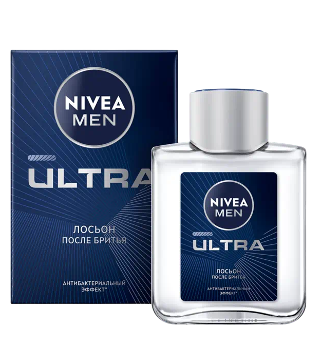 Nivea Men лосьон после бритья ultra aнтибактериальный 100 мл