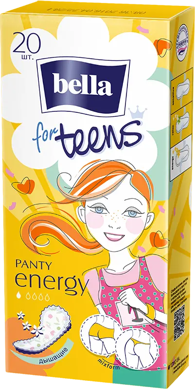 BELLA for Energy deo прокладки ежедневные экстратонкие 20шт