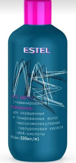 ESTEL ME это цвет+ ламинирование кондиционер для окрашенных и тонированных волос 300 мл