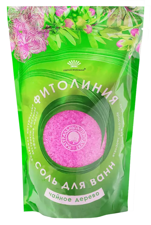 Фитолиния соль для ванн чайное дерево с эфирными маслами 1000 г