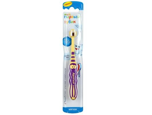 Aquafresh зубная щетка My milk teeth от 0 до 2 лет