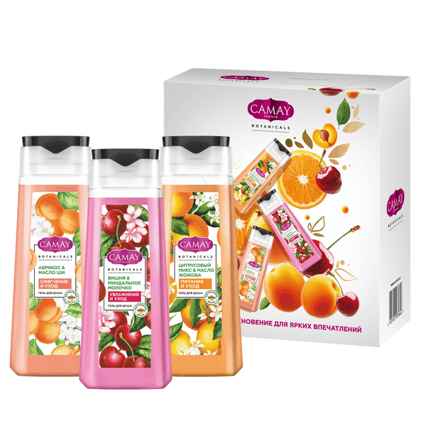 ПН Camay Фруктовый цвет гель для душа парфюмированный 3 шт по 250 мл