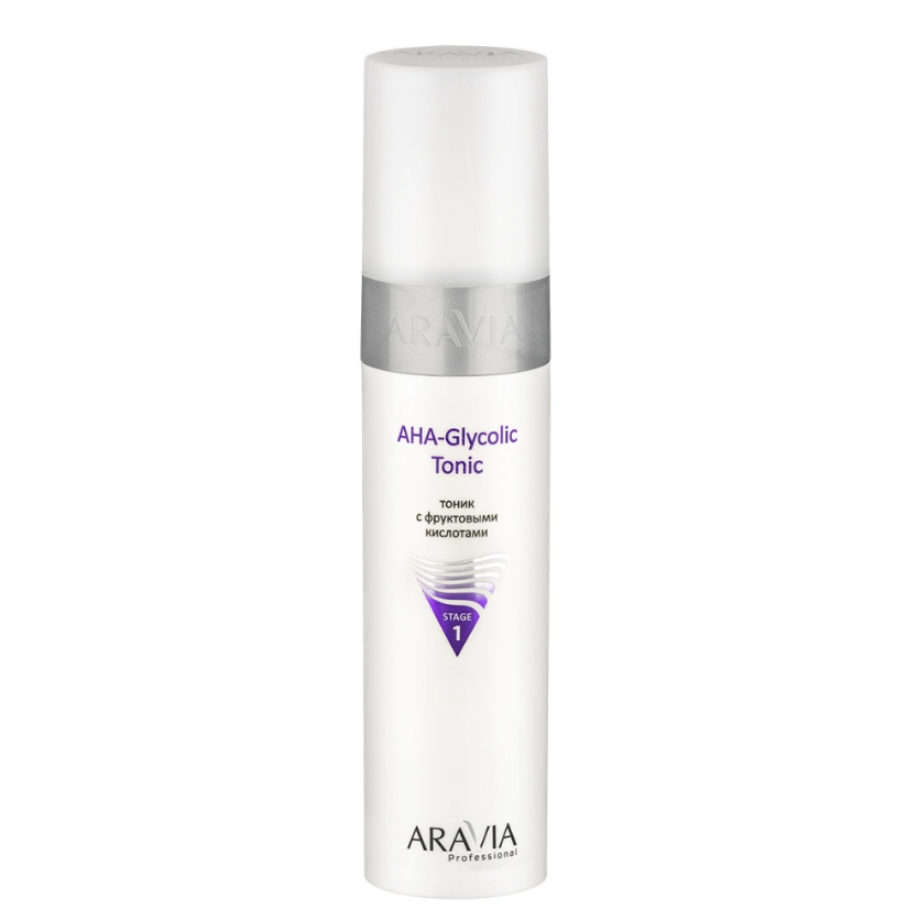 Aravia Professional тоник с фруктовыми кислотами aha glycolic tonic 250 мл