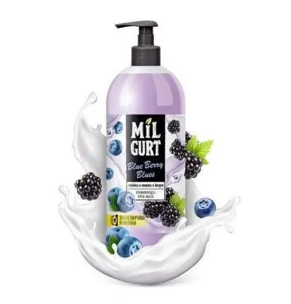 MILGURT голубика и ежевика в йогурте 860 г