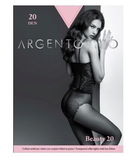 Argentovivo колготки женские beauty 20 nero 2