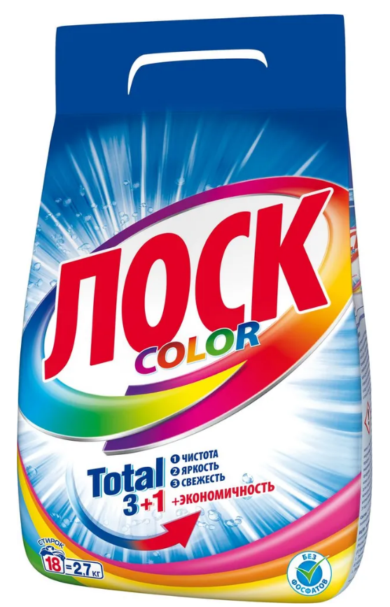 Losk стиральный порошок автомат колор 2.7 кг