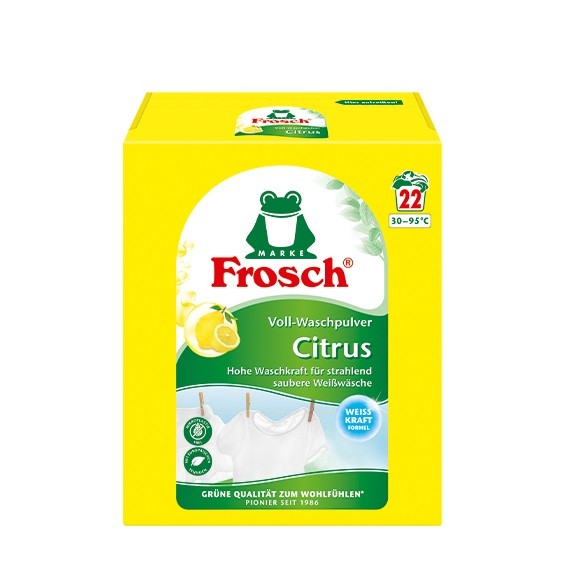 Frosch концентрированный стиральный порошок Цитрус 1,45кг