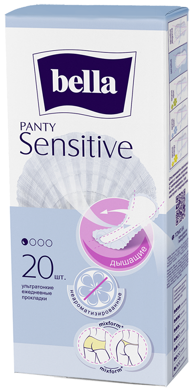 Прокладки ежедневные BELLA PANTY SENSITIVE, 20 шт
