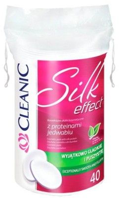 Cleanic Silk Effect ватные диски гигиенические овальные 40 шт