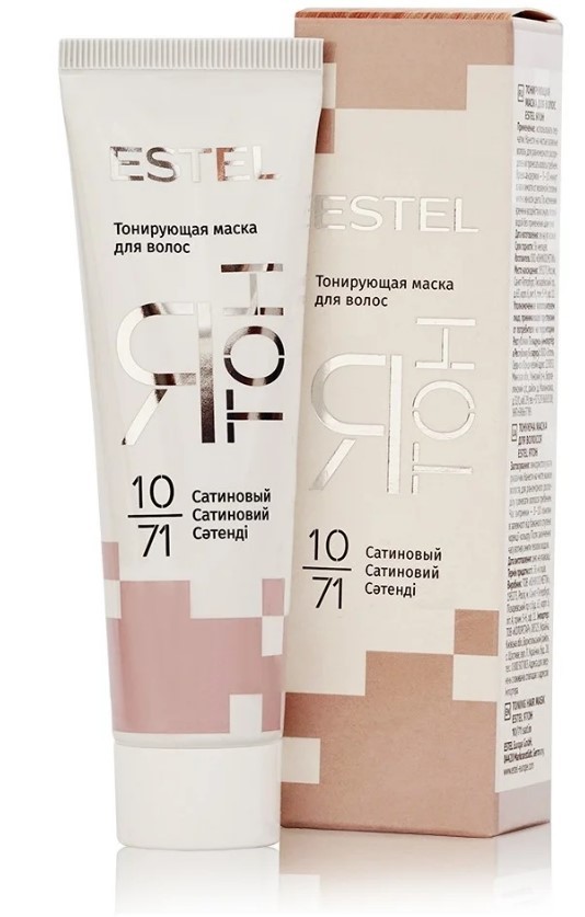 Estel ятон тонирующая маска для волос 10/71 Сатиновый