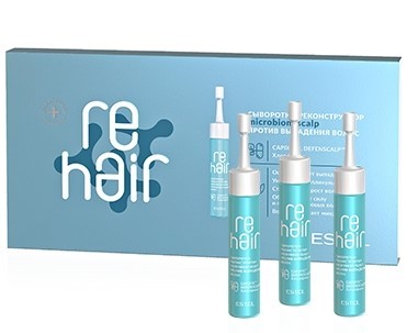 Estel rehair сыворотка реконструктор microbiom scalp против выпадения волос