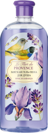 Le Flirt Du Provence мягкая гель пена ирис и лаванда 730 г