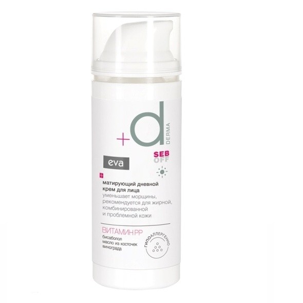 Bella eva derma seb off матирующий дневной крем для лица 50 мл