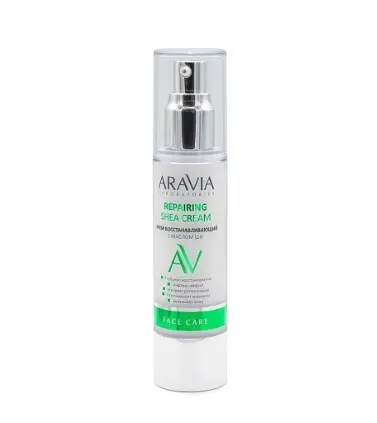 Aravia Laboratories крем восстанавливающий с маслом ши 50мл