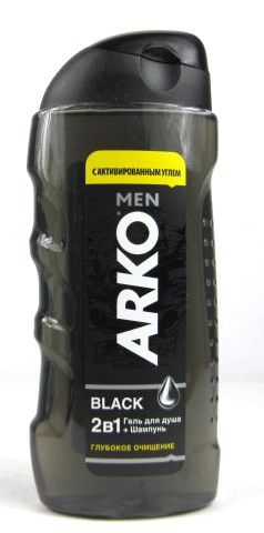 ARKO Men 2 в1 black гель для душа и шампунь 260мл