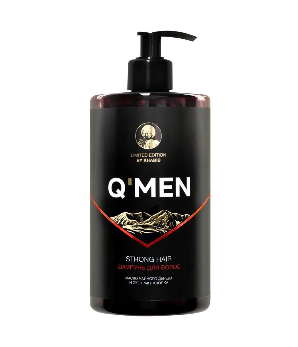 Q’men шампунь сила и укрепление мужской, 640 мл