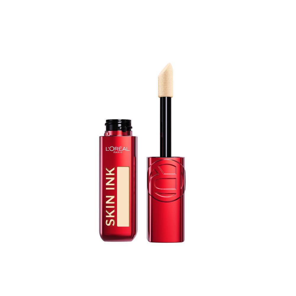 L'Oreal Paris тональный крем консилер 2 в1 Infaillible skin Ink тон 40 light warm