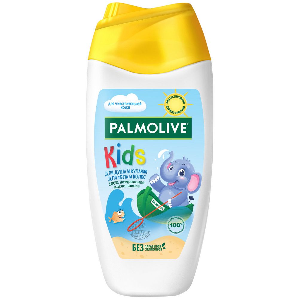 Palmolive kids гель для душа и купания кокос для детей от 3 лет 250 мл