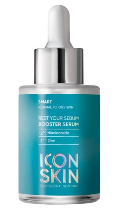 Icon Skin себорегулирующая сыворотка концентрат с ниацинамидом rest your sebum 30 мл