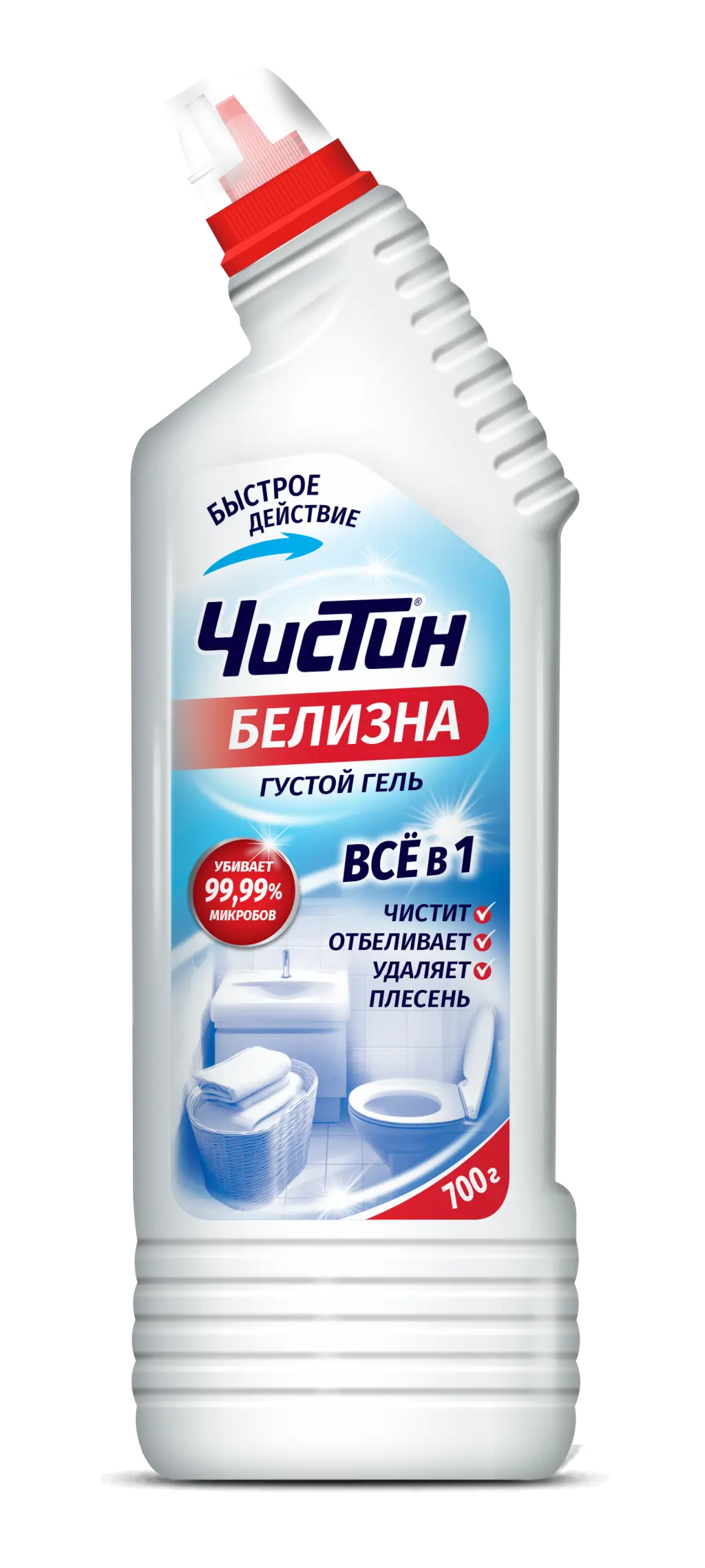 Чистин белизна густой гель все в1 700 гр