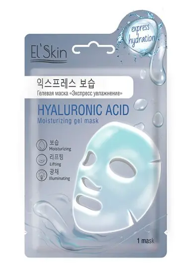 El` Skin маска для лица гелевая экспресс увлажнение