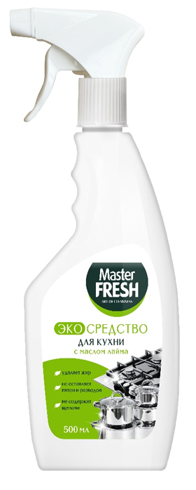 Master FRESH экологичный спрей для кухни с экстрактом масла лайма 500 мл