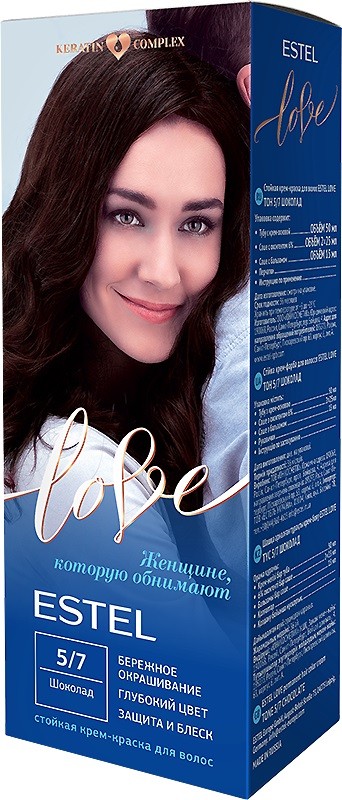 ESTEL LOVE Крем-краска 5/7 шоколад