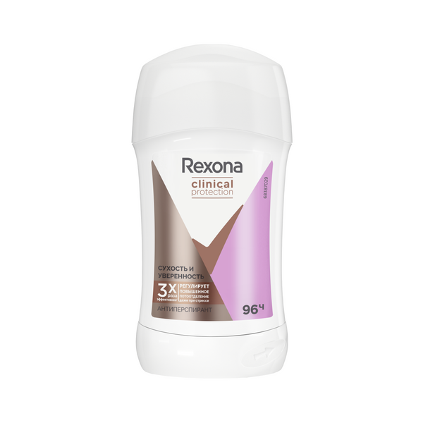 Rexona clinical protection део стик сухость и уверенность 40 мл