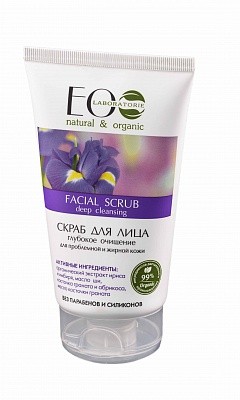 EO Laboratorie скраб для лица Глубокое очищение для проблемной и жирной кожи 150мл