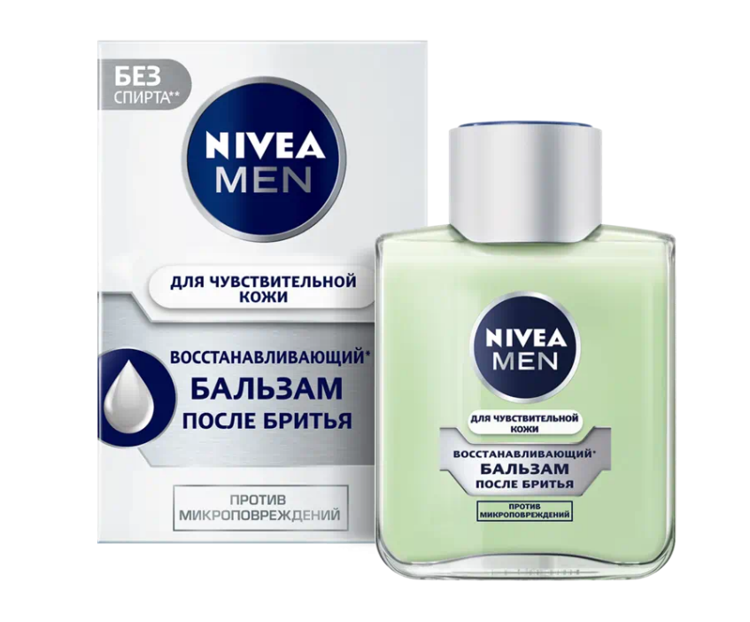 Nivea Men бальзам после бритья для чувствительной кожи восстанавливающий 100 мл