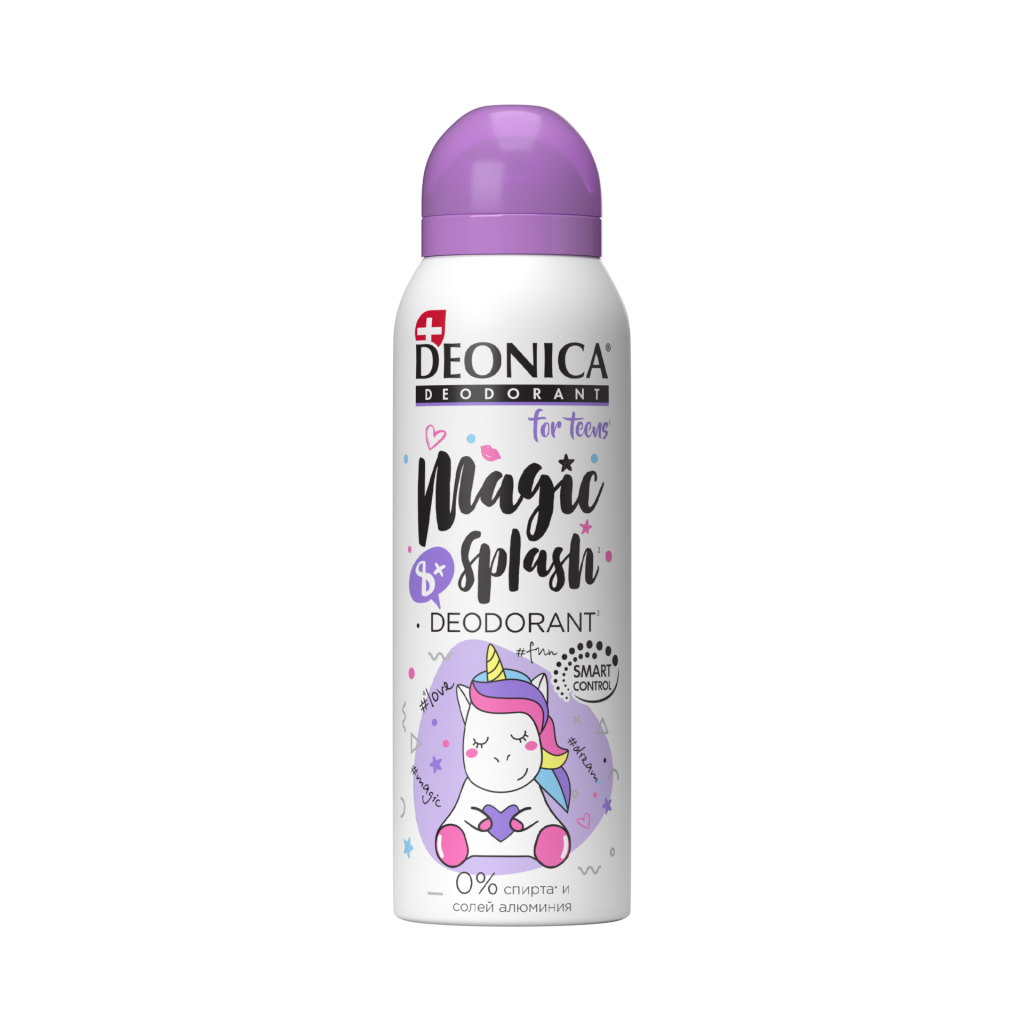 Deonica for teens антиперспирант magic splach 125 мл