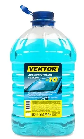 Стеклоомыватель vektor -10 пэт 4л