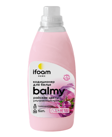 Ifoam home кондиционер для белья balmy райские цветы 1000 мл