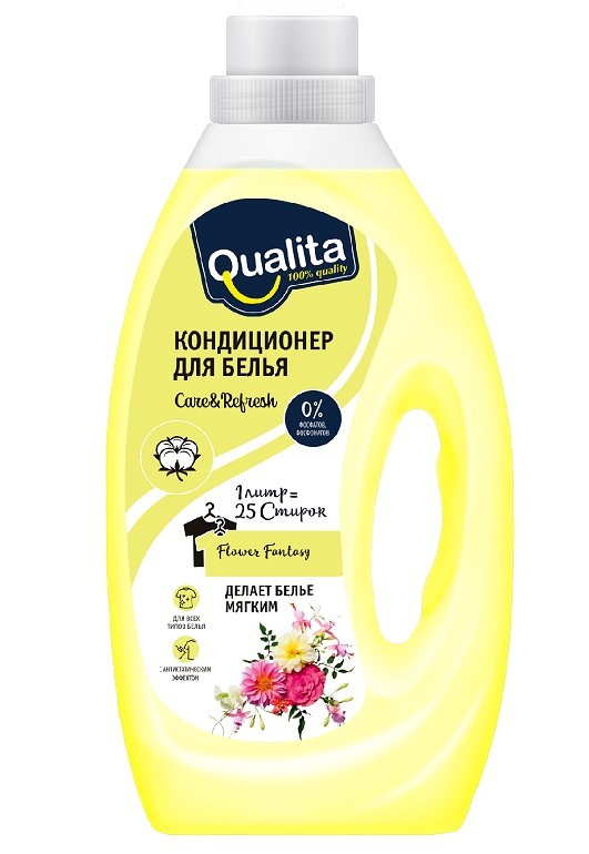 Qualita кондиционер для белья Flower Fantasy 1000мл