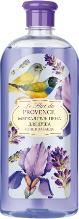 Le Flirt Du Provence мягкая гель пена ирис и лаванда 730 г