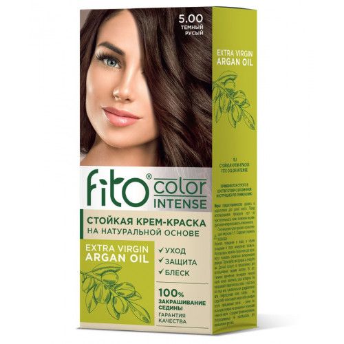 Fito color intense краска для волос тон 5.00 темный русый