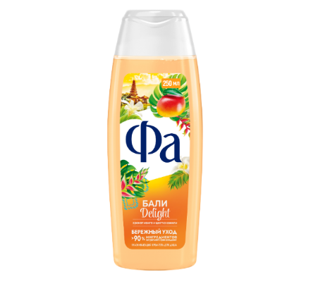 Фа крем гель для душа ритмы острова бали delight 250 мл