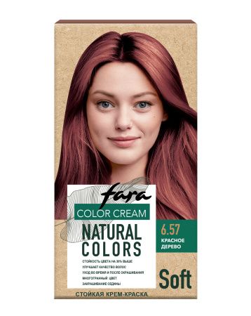 КЛ краска для волос fara natural colors soft 325 красное дерево