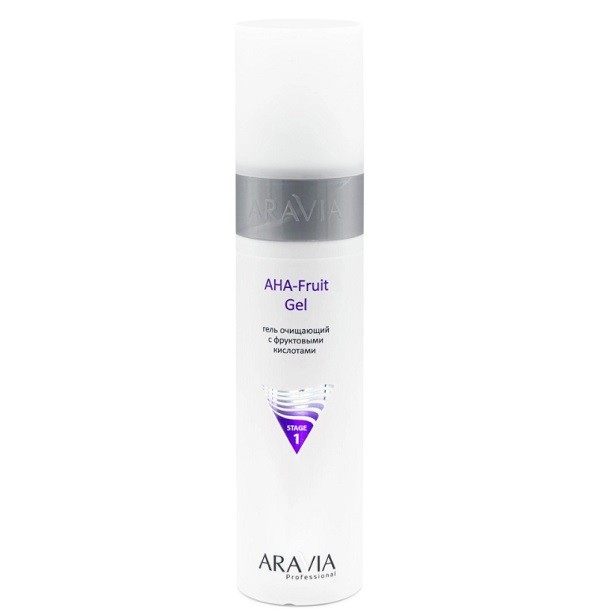 Aravia Professional гель очищающий с фруктовыми кислотами AHA - Fruit Gel 250мл