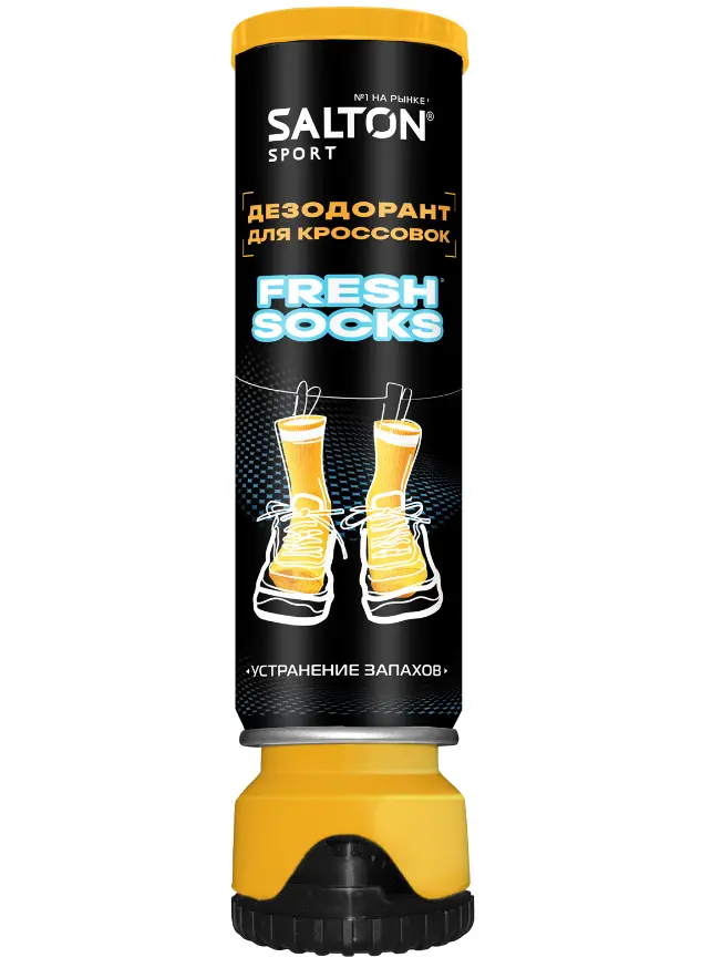Salton sport дезодорант для кроссовок fresh socks 150 мл