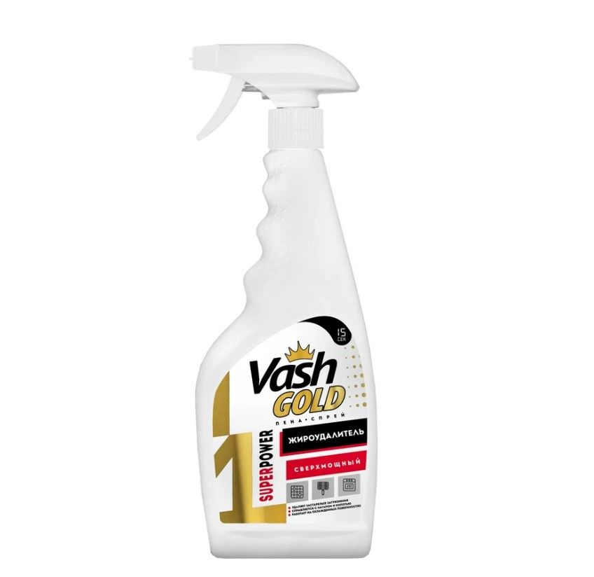 Vash Gold жироудалитель сверхмощная пена super power спрей 500 мл