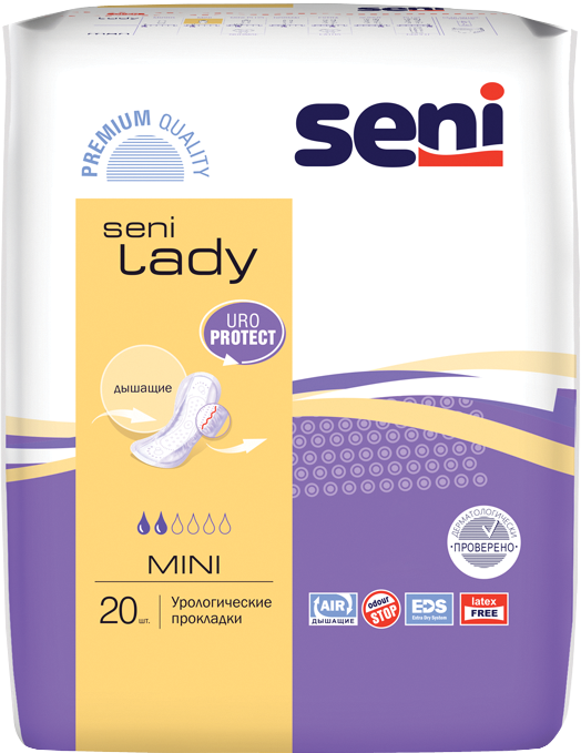 BELLA Прокладки урологические SENI LADY Mini 20шт